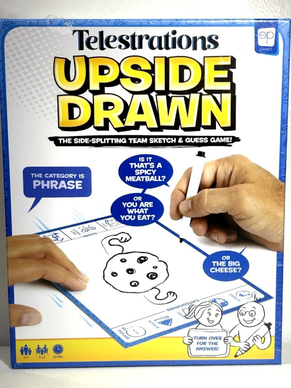 Telestrations Upside Drawn - The Side-Splitting Team Sketch & Guess Game NEW